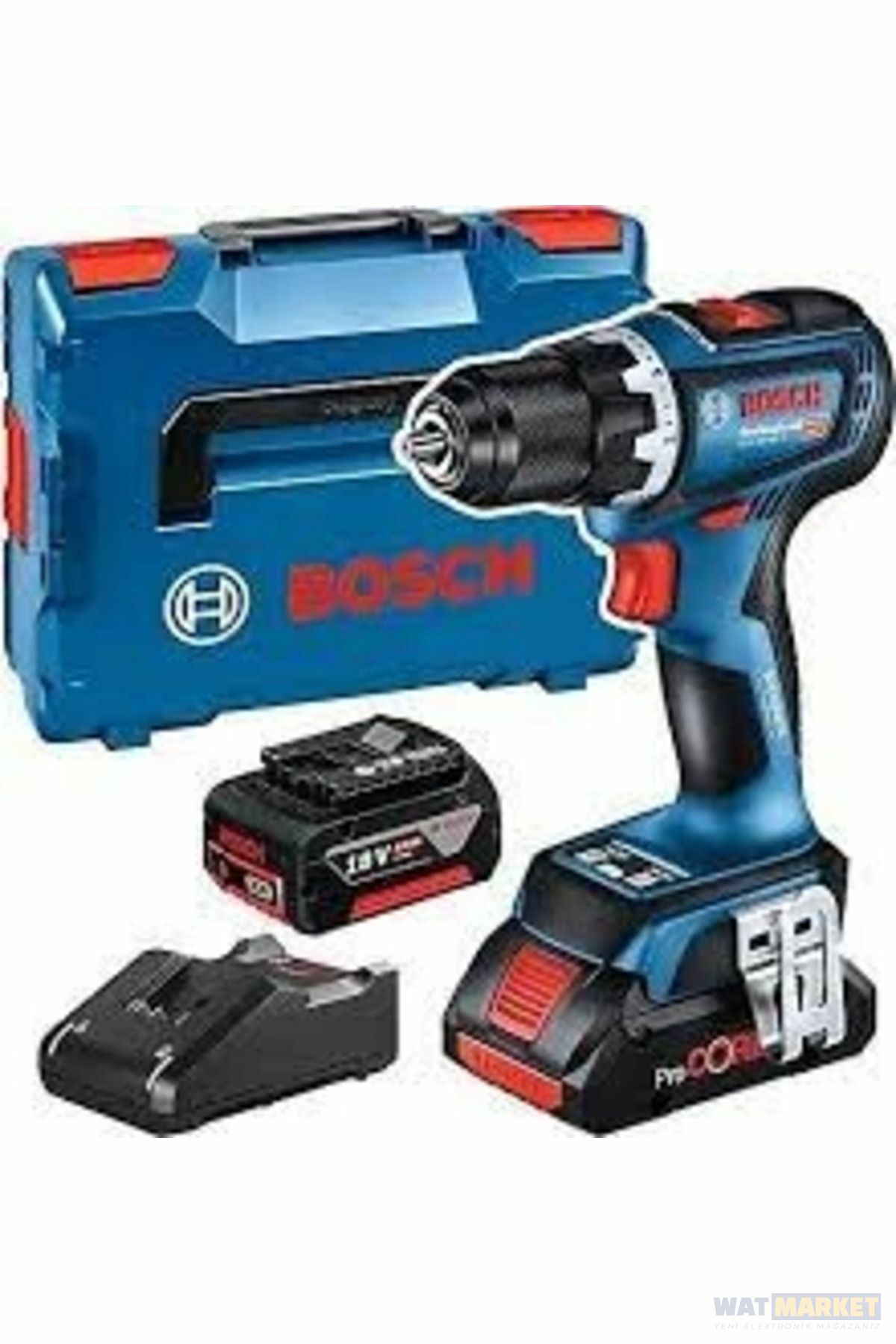 Akülü Vidalama Matkabı GSR 18V-90 C (2 x 5,0 Ah Akü) - 06019K6006
