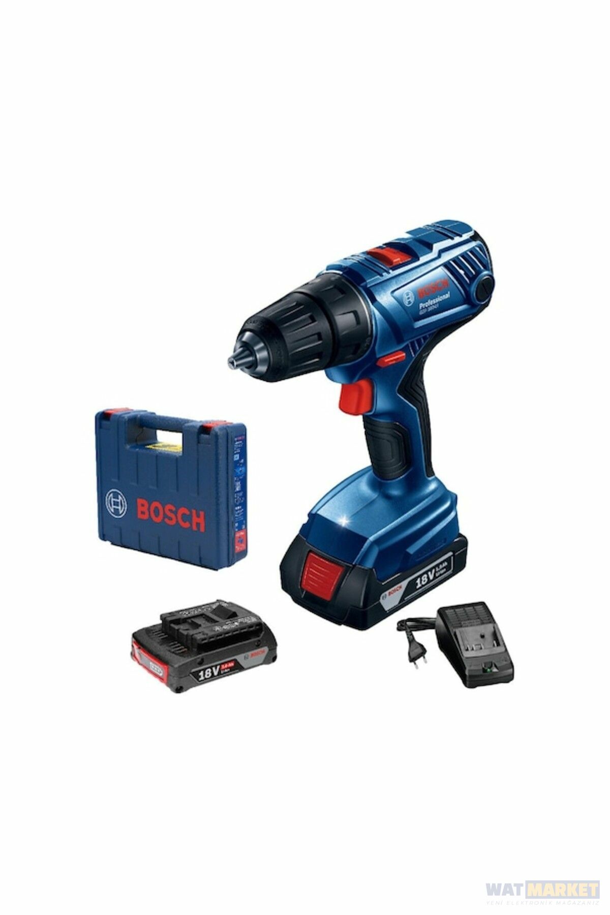 Professional Gsr 180-lı 2x2.0ah Çift Akülü Delme/vidalama Makinesi - 06019f8109