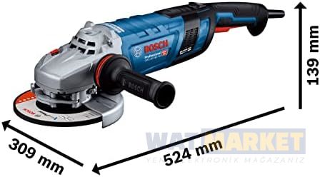 Bosch Professional GWS 750 Avuç Taşlama Makinesi (750 W, Disk Çapı: 115 mm, 11.000 dev/dak)