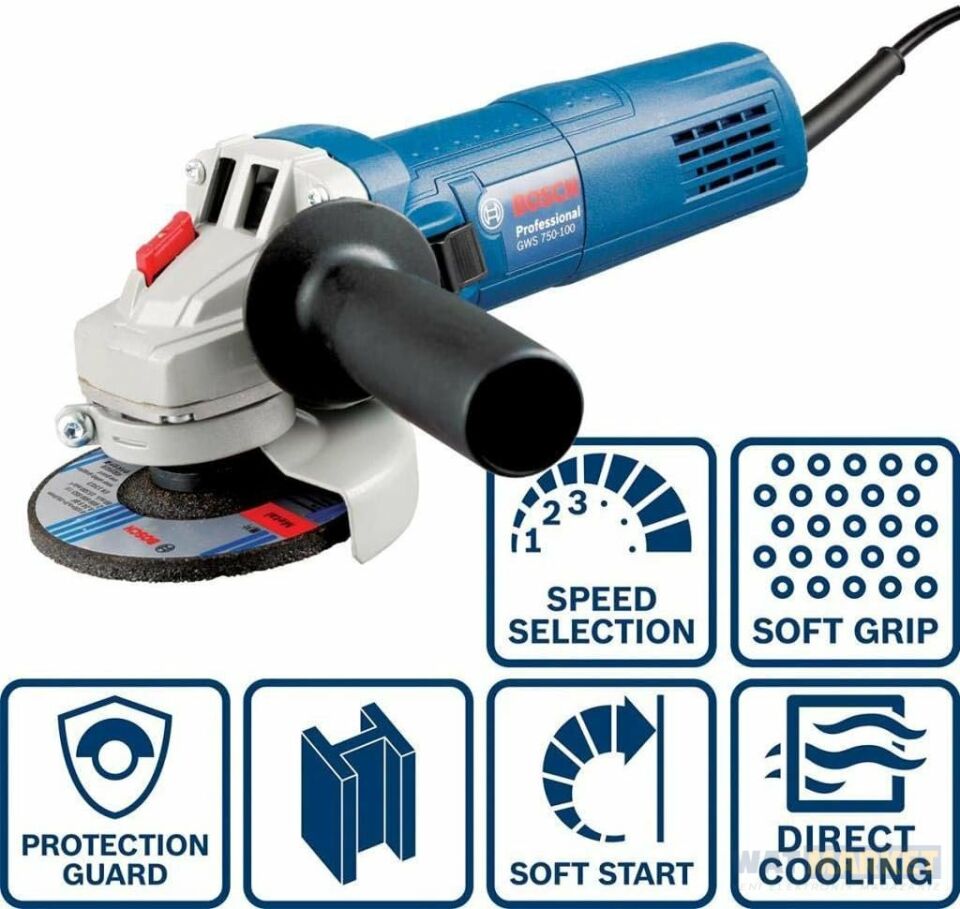 Bosch Professional GWS 750 S Avuç Taşlama Makinesi