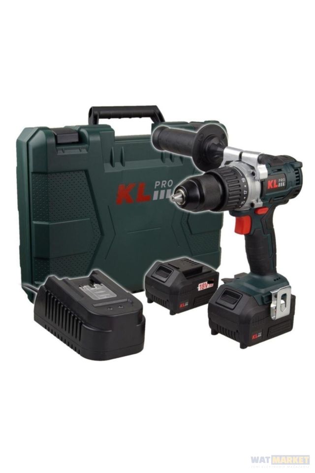 Klnm18b-50 18 Volt Çift Akülü Kömürsüz Profesyonel Şarjlı Matkap