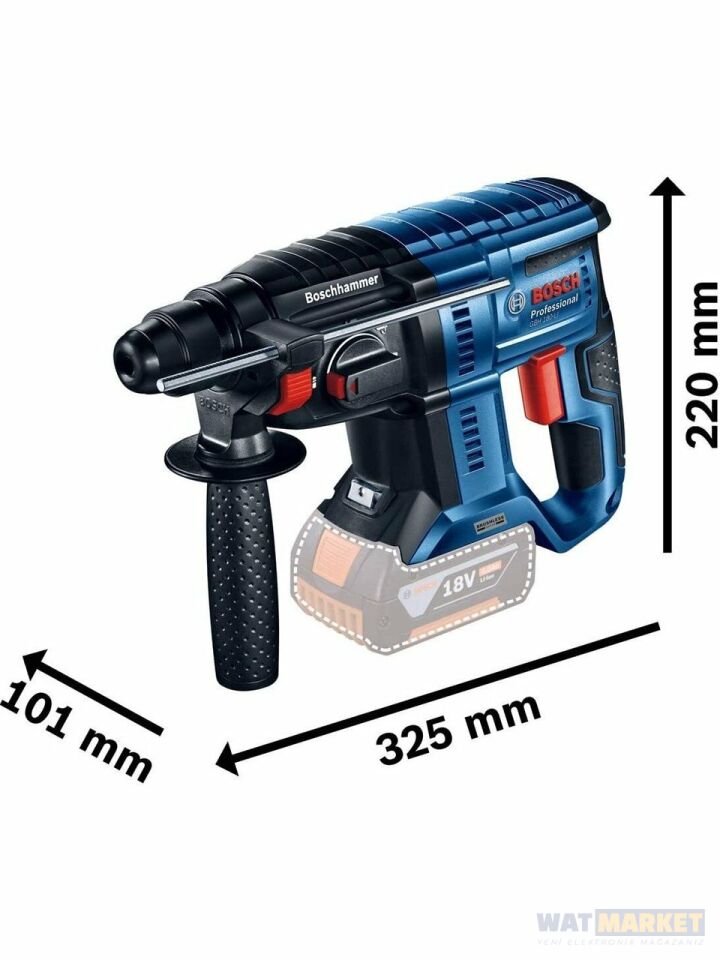 Bosch GBH 180+GSR 180+2X18V 4.0+Gal+Bag 0615990M31