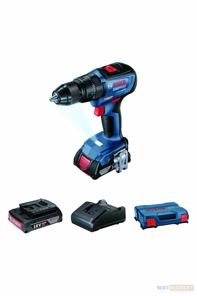 Bosch Professional Gsb 18v-50 Akülü Darbeli Vidalama 18W 5AH - 06019H5101