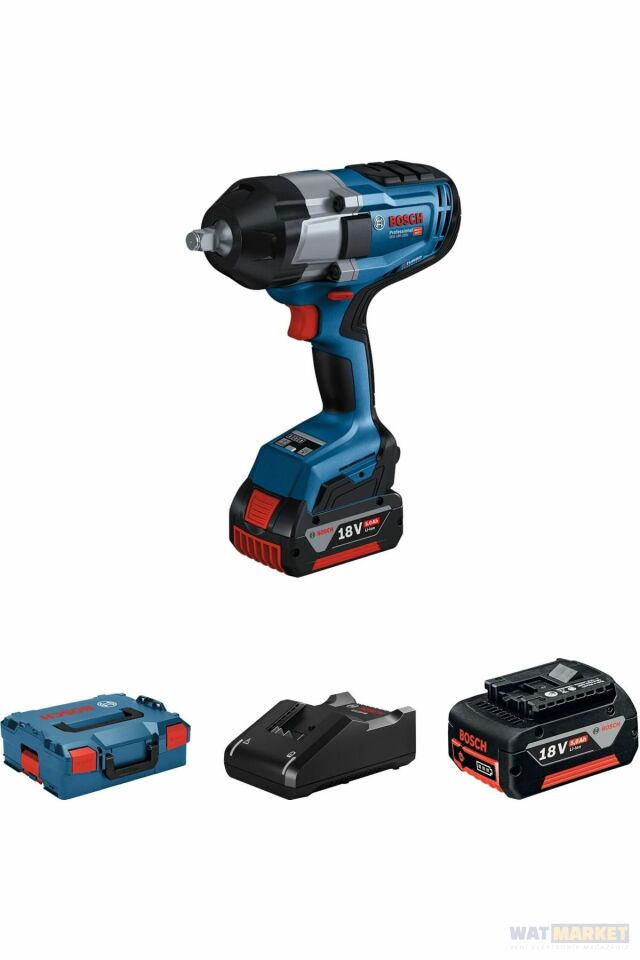 GDS 18V-1000 Akülü Somun Sıkma Makinesi (2 X 5,0 AH AKÜ)