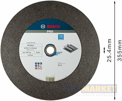 Bosch SDS Max LongLife Geniş Yassı Keski 350x50 mm (1 Adet) - 2608690097