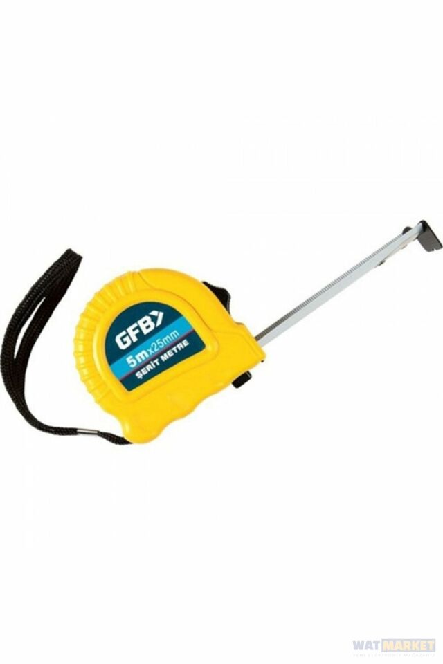Çelik Şerit Metre 5 Mt * 25 Mm