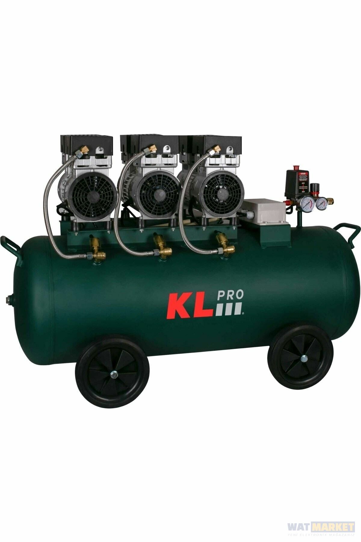 Klk103S 3HP 100Lt 8Bar Sessiz Hava Kompresörü