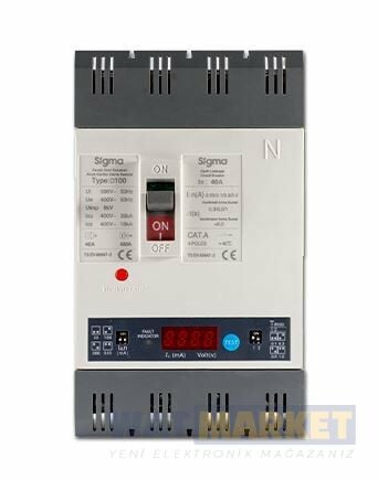 Sigma (4E400315) E400 315A K.A.K ŞALTER (AÇTIRMA BOBİNLİ)