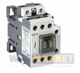 Sigma SCM009230 SCM-9 9A 4kW Kontaktör 230V