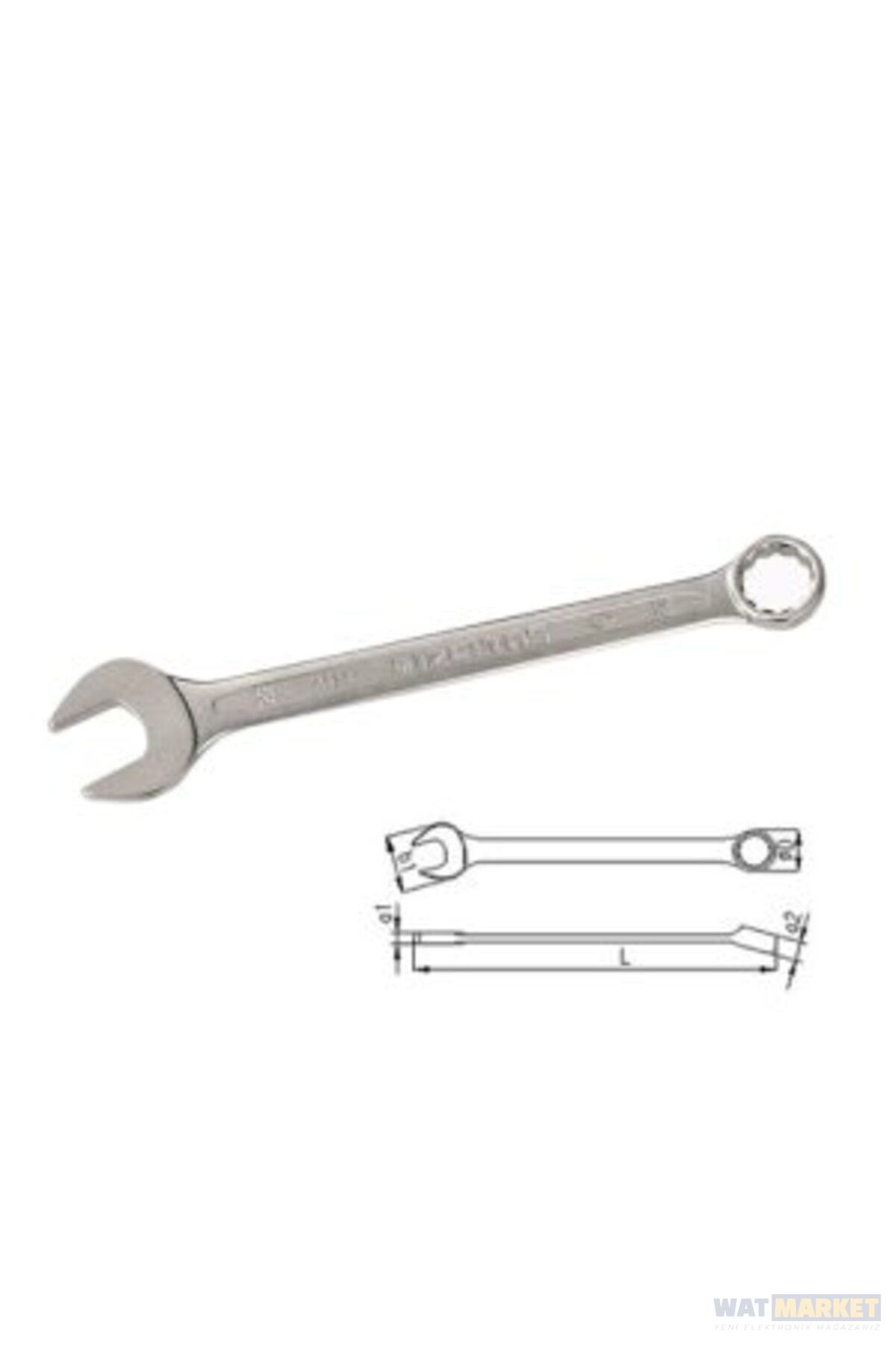 İzeltaş 0320020019 19mm Kombine Anahtar Kısa Boy