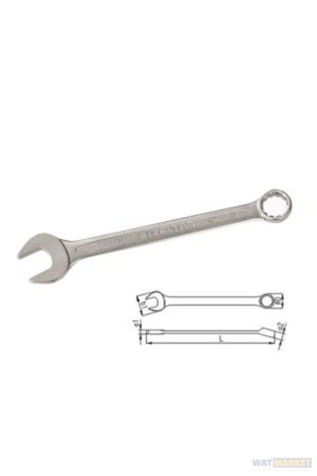İzeltaş 0320020019 19mm Kombine Anahtar Kısa Boy