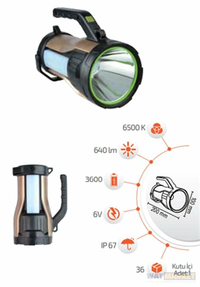 Forlife 60W Solar Fener Gold
