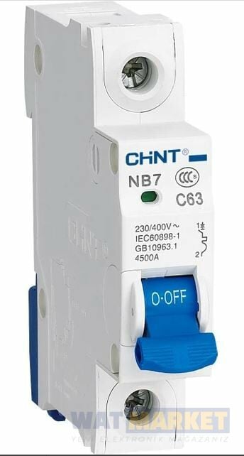CHİNT - 192180 20A 1 KUTUP C TİPİ 6kA OTOMATİK SİGORTA