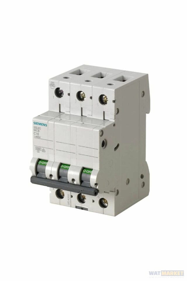 Otomatik Sigorta 5SL6316-7YA C Tipi 3x16Amper 6Ka Siemens