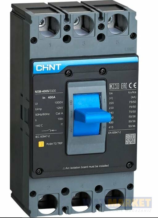 Chint NXM-400S/3300 3X315A 36KA Sabit Kompakt Şalter 131371